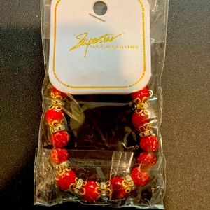 Multi bead stretch bracelet